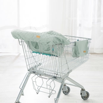 Einkaufswagenschutz inkl. Tragerucksack roba Style Frosty green