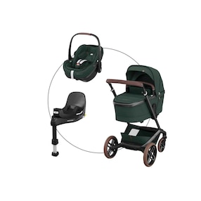 Kombikinderwagen Fame inkl. Babyschale Pebble 360 Pro 2 und Isofix-Basis FamilyFix 360 Pro