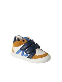 Kinder Leder Sneakers mit Klettverschluss