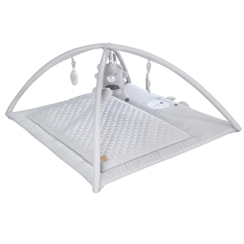 Krabbeldecke mit Spielbogen roba Style grau