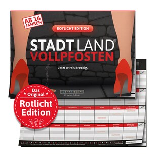 Stadt Land Vollpfosten - A4 Spielblock