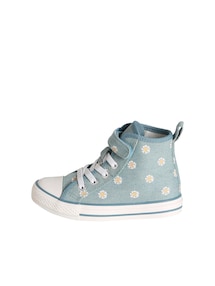 Hohe Stoffsneakers mit Anziehtrick Kinder