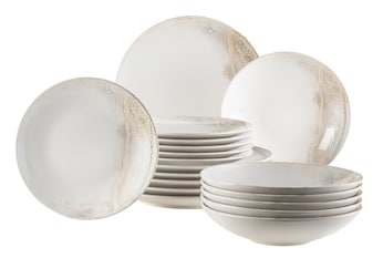 Teller-Set, Steinzeug Ossia