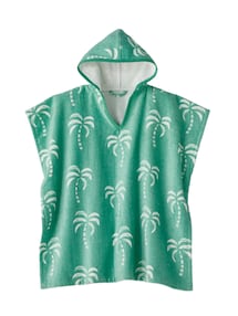 Kinder Badeponcho mit Recycling-Baumwolle