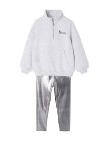 Mädchen-Set: Sweatshirt & Leggings