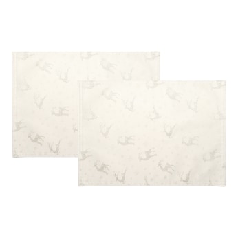 Jacquard-Platzset „Rentierzauber“, 2 Stück