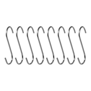Universal-Haken „Edelstahl“, 8 Stück