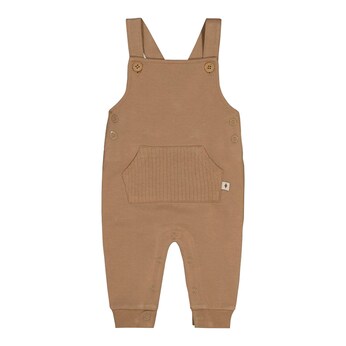 Sweat-Latzhose mit Tasche