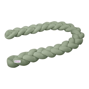 Nestchenschlange Waffelpiqué geflochten uni 280 cm