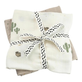 2er-Pack Mullwindeln 65x65 cm