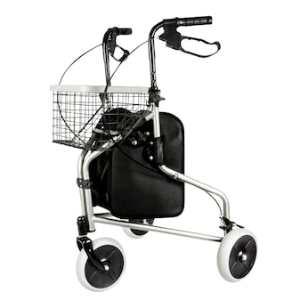 Dreirad Rollator Aluminium mit Korb, Tasche und Tablett - AT51029