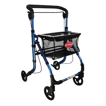 Indoor-Rollator Actimo Home mit Korb und Tablett, schmal, klappbar