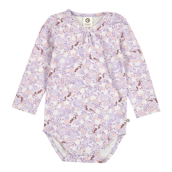 Body langarm Einhörner Blumen