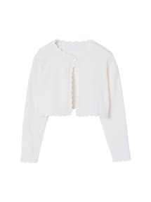 Bolero Mädchen mit einem Knopf