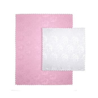 Jacquard-Tischdecken-Set "Jasmin", Tischdecke 160x130 cm + Mitteldecke 80x80 cm