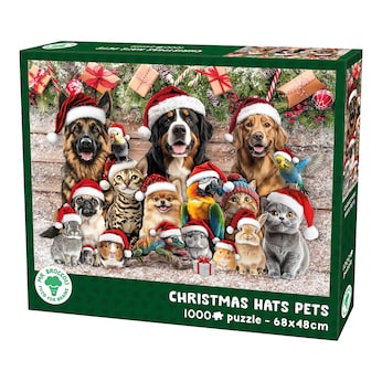 Puzzle „Weihnachtstiere“, 1000 Teile