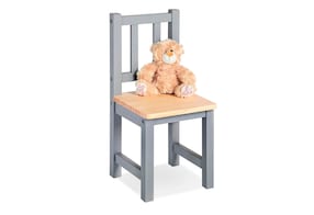 Kinderstuhl „Fenna”, grau/natur
