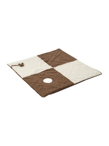 Baby Activity-Decke aus Musselin mit Leo-Print / Gold-Tupfen