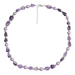 Parelketting “Amethist