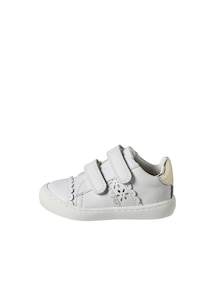 Baby Klett-Sneakers ausgestanzte Motive