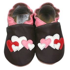 Krabbelschuhe Herzen