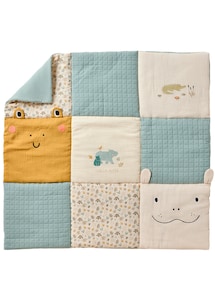 Spieldecke/Laufstalleinlage Baby BAYOU, Patchwork-Look