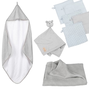 Geschenkset Babypflege Lil Planet grau 