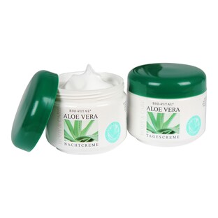 Tages- und Nachtcreme "Aloe Vera", 2x 125 ml