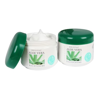 Tages- und Nachtcreme "Aloe Vera", 2x 125 ml