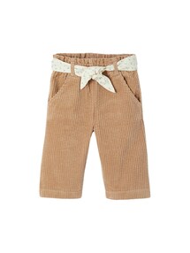 Weite Baby Cordhose mit Bindegürtel