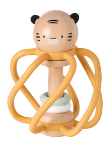Tiger-Rassel Baby aus Holz FSC®