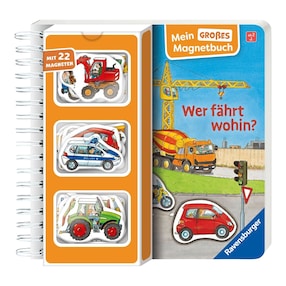 Mein großes Magnetbuch - Wer fährt wohin?