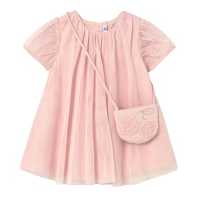 Tüllkleid kurzarm 