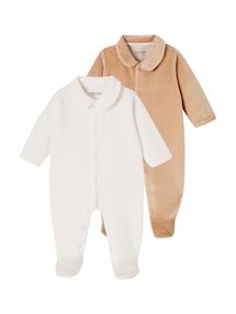 2er-Pack Baby Strampler aus Cordsamt