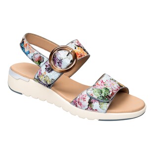 Designer-Klettsandalette "Blumen"