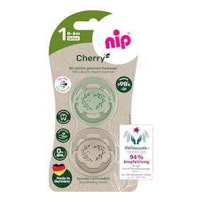2er-Pack Schnuller Cherry, Größe 1