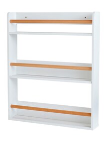 Wandregal für Bücher KONFETTI mit 3 Regalböden, Kinderzimmer