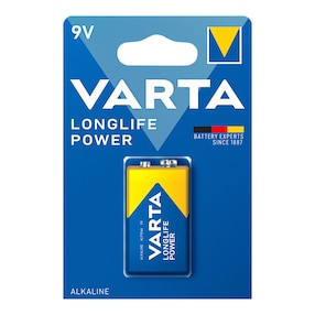 Varta-Longlife-Power-Batterien, 9V E-Block