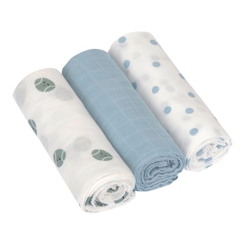 3er-Pack Mullwindeln 80x80cm 