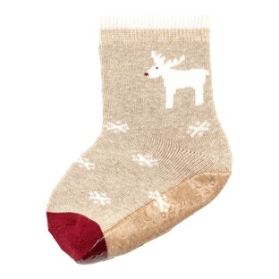 ABS-Socken Fliesen Flitzer Weihnachten