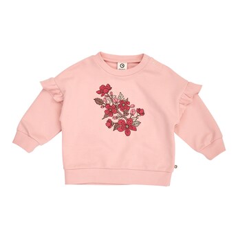Sweatshirt Blumen Rüschen