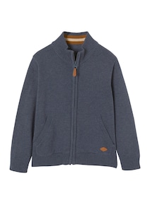 Jungen Cardigan, Stehkragen