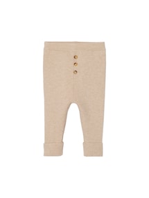 Mitwachsende Baby Strickleggings