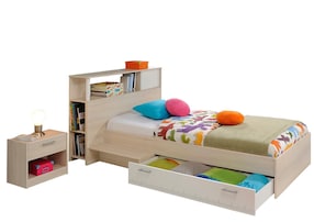Jugendbett mit Nako "Charly 17" Akazie-Weiß