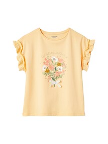 Mädchen T-Shirt mit Volantärmeln