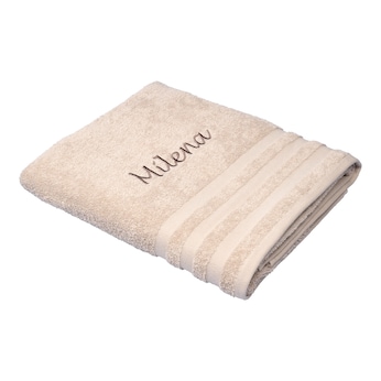 Badetuch personalisiert mit Namen, 150x100 cm, 100% Baumwolle