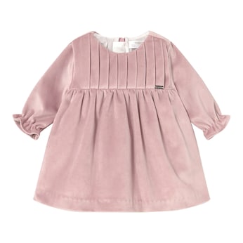 Samt-Kleid langarm