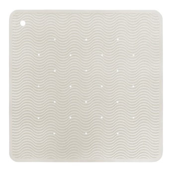 Badewannenmatte Wave aus Naturkautschuk 52,5x52,5 cm
