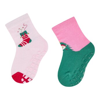 2er-Pack ABS-Socken Weihnachten