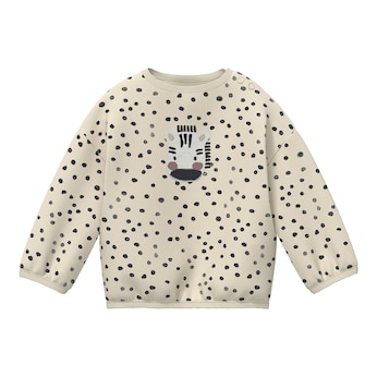 Sweatshirt Zebra Punkte
